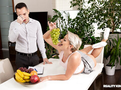 Lieveling, Blond, Pijpbeurt, Hd, Hakken, Kut duiken, Kort haar, Strak