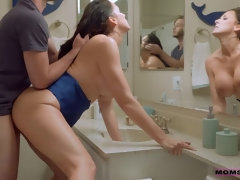 フェラチオ, ハードコア, ヒール, 人妻の, 淫乱熟女, 母, 乳首, 剃毛