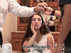 18, フェラチオ, 人形, Hd, 小柄, 息子, ティーン, オッパイの