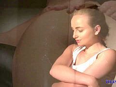 デカ尻, 足, 女, レズビアン, マッサージ, オーガズム, 小柄, ティーン