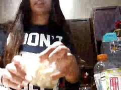 デカ尻, デカチン, デカパイ, 巨乳な, インド人, 下着, シャワー, オッパイの