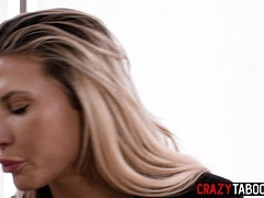 デカパイ, ブロンド, エロ熟女, ディルド, レズビアン, 淫乱熟女, オフィス, スパンキング