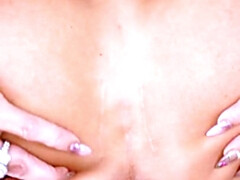 Grosser schwanz, Blasen, Handjob, Selbstgemacht, Milf, Muschi, Titten, Nass