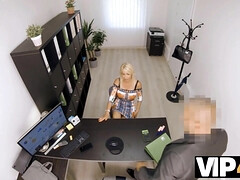 Grote mammen, Blond, Rondborstig, Hardcore, Hongaars, Geld, Kantoor, Realiteit