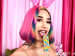 Grote kont, Grote lul, Grote mammen, Pijpbeurt, Hondjeshouding, 1 man 2 vrouwen, Mager, Tiener