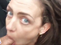 Mooi, Sperma in gezicht, Duits, Hardcore, Openbaar, Zuigen