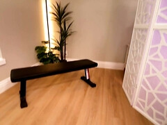 Grosser arsch, Braunhaarige, Freundin, Sporthalle, Handjob, Selbstgemacht, Pov, Titten