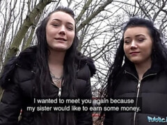 Public Agent Real s stopped on the street for indecent proposals