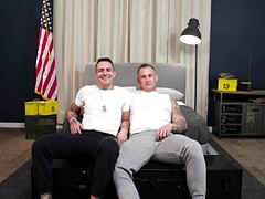 Beefcake Brock going all the way with the soldier Guido