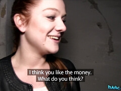 Mamada, Coche, Checa, Estilo perrito, Europeo, Dinero, Pov, Pelirrojo