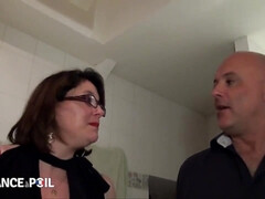 素人, アナル, ぽっちゃり, デカ尻, デカパイ, グループ, 淫乱熟女, 三人