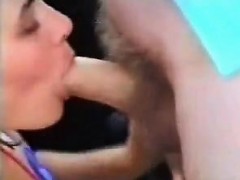 素人, ビーチ, フェラチオ, 淫乱熟女, アウトドア