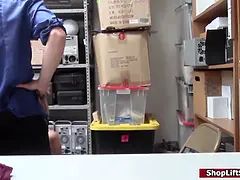 Blondine, Hd, Lingerie, Monster, Büro, Realität, Schreiend, Titten