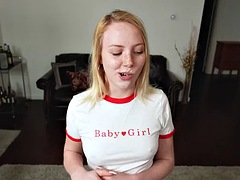 Dixie Lynn surprises her stepdad with an amazing blowjob