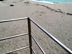 Strand, Blond, Schattig, Diep in de keel, Hd, Openbaar, Kut duiken, Tiener