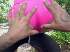 Asiático, Chica, Mamada, Morena, Hd, Interracial, Al aire libre, Coño