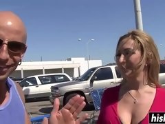 Arousing babe makes a one-eyed snake disappear