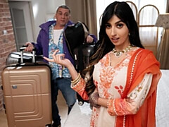 デカ尻, デカチン, デカパイ, フェラチオ, 茶髪の, バック, 淫乱熟女