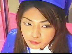 Asiatisch, Viele männer bespritzen eine frau, Sperma im mund, Spermaladung, Aufs gesicht abspritzen