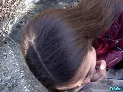 18 летние, Минет, Брюнетки, Семяизвержение, Член, Европейки, Затыкание рта, Молоденькие