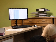 LOAN4K. First porn casting of Karol in office of loan...