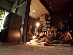 Amateur, Asiático, Mamada, Tetona, Grupo, Japonés, Orgía, Público