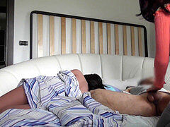 フェラチオ, 茶髪の, カップル, 中出し, オマンコ, ティーン