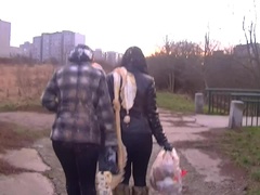 Amateur, Pelea de gatas, Fetiche, Lesbiana, Al aire libre, Estrella porno, Pelirrojo, Mojado