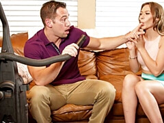 Grosser schwanz, Blasen, Braunhaarige, Hundestellung, Natürlichen titten, Muschi, Jungendliche (18+), Titten