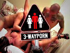 3 Way Porn - Ebony  Red Head Chix in Steamy Threesome by 3-WayPorn: Porn