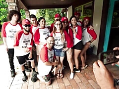 18 jaar, Kont, Pijpbeurt, Hondjeshouding, Brillen, Harig, Mager, Tieten likken