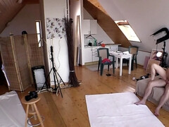 Teen Czech makes it with photographer during the photoshoot