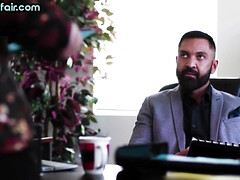 お尻, バイセクシャル, フェラチオ, イく瞬間, チン, 乳首, 三人, オッパイの