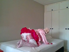 Pink Satin Sissy