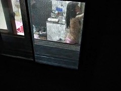 素人, 日本人, オッパイの, のぞき