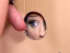 デカ尻, デカパイ, フェラチオ, ドレス, のぞき穴, 下着, 淫乱熟女, オッパイの