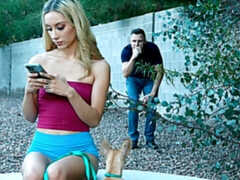 Grosser schwanz, Blondine, Blasen, Hundestellung, Natürlichen titten, Kurzes haar, Jungendliche (18+), Titten