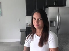 Enthousiasteling, Grote kont, Bruinharig, Sperma shot, Hardcore, Masturbatie, Moeder die ik wil neuken, Gezichtspunt