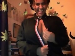 Amateur, Culo, Negro, Morena, Ébano, Erótico, Solo