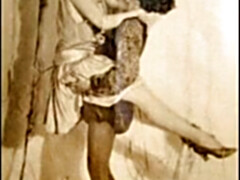 Leie, Blondine, Europäisch, Behaart, Absätze, Küssen, Tätowierung, Vintage
