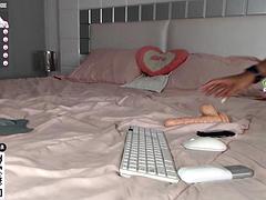 Anal, Consolador, Latina, Solo, Juguetes