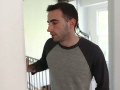 ベッドルーム, バック, 顔射, ヒール, 淫乱熟女, パンティ, オマンコ, ガリガリ