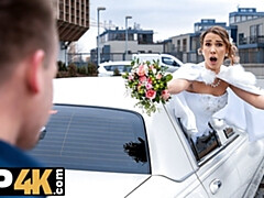 Braut, Braunhaarige, Auto, Betrug, Tschechisch, Pov, Strümpfe, Hochzeit