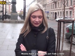 Anal, Blonde, Faciale, Talons, Lingerie, Public, Jarretelles, Tatouage