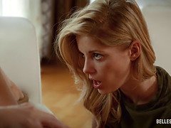 お尻, デカパイ, ブロンド, 指いじり, 毛深い, Hd, レズビアン, オッパイの