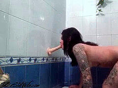 Amateur, Masturbation, Orgasme, Solo, Suçant, Tatouage, Adolescente, Jouets