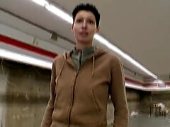 Slender German Chicks With Short Black Hair Handling A Thick Cock