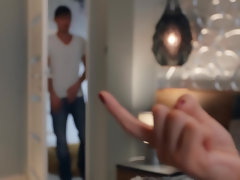 Slaapkamer, Stel, Fetisj, Vingeren, Masturbatie, Gezichtspunt, Russisch, Tatoeage