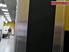 Enthousiasteling, Grote lul, Homo, Hardcore, Spier, Buiten, Openbaar, Zuigen