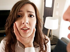 Gros cul, Sucer une bite, Brunette brune, En levrette, Poilue, Seins naturels, Adolescente, Nénés